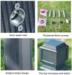 Outdoor Water Column with Faucet, Freestanding Floor Mounted Hydrant Water Tap, Garden Hose Holder with Brass Faucet, Outdoor Water Spigot, Outside Hose Faucet(65cm/26in) - Image 5