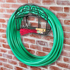 Liberty Garden Products 241 Decorative Black Garden Hose Butler with Shelf, Holds 125-Feet 14 x 6.7 x 11.5 - Image 4