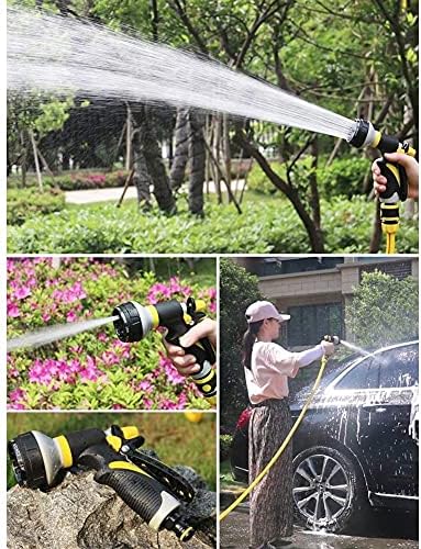 Garden Hose Flexible And Expandable Latex Water Hose With Retractable Solid Brass Fittings And Nozzle Kink Free Lightweight Collapsible Expending Hose (Color : 5m water pipe set) - Image 7