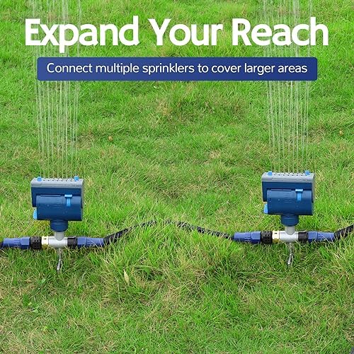 Airthereal Oscillating Sprinkler - Metal Step Spike, 4,069 sq.ft. Coverage - Image 6