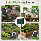 Solar Drip Irrigation System, 10W Auto Watering Kit for 50 Plants - Image 3