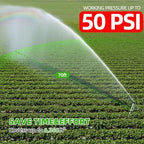 SPECILITE Brass Impact Tripod Sprinkler for Yard Lawn Garden Irrigation - Image 2