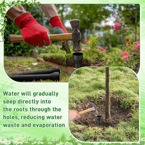 20 Pack Garden Watering Stake 12 Inch Large Uv-Protected ABS Plastic Deep Root Irrigation Spike for Trees, Flowers, Fruits, Vegetables, Potted Plants - Image 3