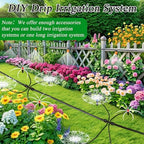 250FT Drip Irrigation System Kit, Automatic Drip Irrigation Kit with 1/2 inch Hose 1/4 inch Distribution Tubing and Accessories for Greenhouse, Yard, Lawn - Image 5