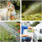 Garden Hose Nozzle Spray Guns Rotating Adjustable Garden Spray Watering Guns Slip Resistant Labor-Saving for Plants Watering Cleaning Showering Pets Watering Gun (Color : 30m Suit) - Image 6