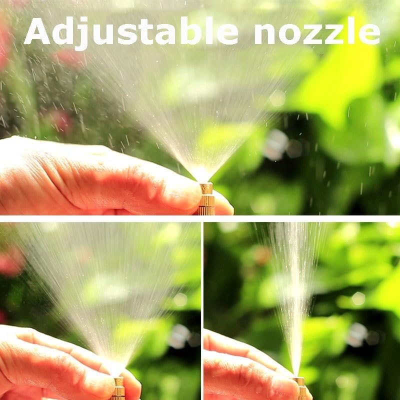 Misting Cooling System with Pump, Outdoor Mister System for Outside Patio, Garden Irrigation System Kit for Garden Greenhouse Umbrella ﻿(28M(91.8ft)) - Image 3