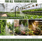 Drip Irrigation Nozzles 40 Pack, 8 Inch Adjustable Sprayers for 1/4 Tubing - Image 6