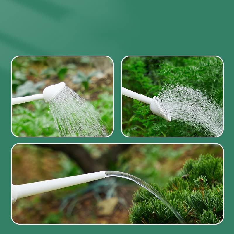 Watering Can for Indoor & Outdoor Plants, Long Spout Watering Can with Stainless Steel Shower Head 4 L/1 Gallon (White) - Image 4