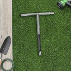 Heavy-duty Stainless Steel T-handle Soil Sampler Probe for Lawn Care - Image 4