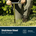 Varomorus Soil Sampler Probe 21" Stainless Steel Tubular T-Style Handle. - Image 2