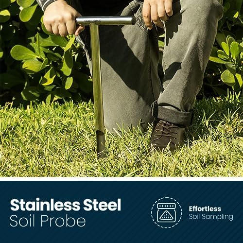 Varomorus Soil Sampler Probe 21" Stainless Steel Tubular T-Style Handle. - Image 2