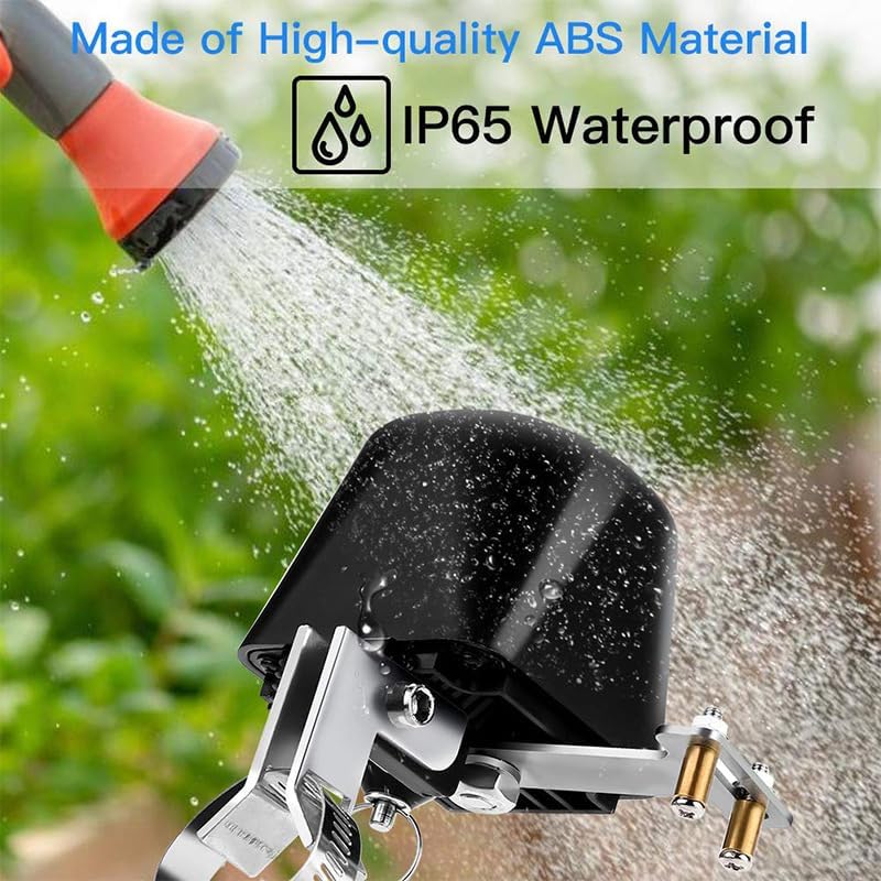 WiFi Smart Water Valve, WiFi Control Automatic Shut Off Valve Timer for Watering Sprinkler and Gas Compatible with Alexa, Google (UK) - Image 2