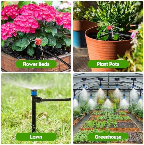 240FT Drip Irrigation System Kit, Automatic Garden Watering System - Image 6