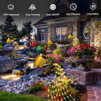 Solar Lights Outdoor, Watering Can with Cascading Lights, Watering Can with Hook Solar Lantern, Gardening Decor for Yard Patio, Gardening Gifts for Mom Grandma Women (2 Pack) - Image 4