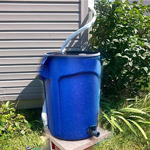 Rain Barrel Spigot Kit with Hole Saw 4 Pcs PVC Bulkhead Fitting, Ball Valve, Garden Hose Male Threaded Adapter, Barb Adapter, Thread Seal Tape (3/4 Inch) - Image 5