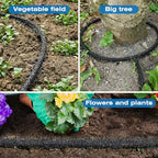 5/8" 50FT Round Soaker Hose for Garden Lawn Vegetable Tree Watering - Image 5