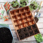 Kings County Tools Seed Starter Tray - Copper Metal Seedling Tray with 24 Tapered Plant Starter Pots for Planting Seeds-Germination Kit for Sprouting - Greenhouse Accessories and Gardening Gifts - Image 5