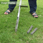 Soil Probe 40 Inch with 2 Bags, Soil Sample Probe with Ejector for Lawn House Plants, T-Handle Soil Sampler Probe Rod with Pedal, Stainless Steel Soil Test Kits Tool for Soil Sampling - Image 7