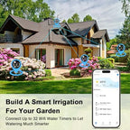 WiFi Water Timer with Brass Inlet, 1 Zone Smart Sprinkler Timer for Garden Hose Faucet, WiFi Hose Timers with Up to 20 Watering Plans, APP & Voice Control, Compatible with Alexa (2.4GHz Only) - Image 7