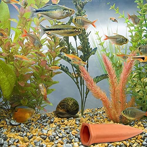 Tcamp 20 Pack Terracotta Watering Spikes, Plant Watering Devices Wine Bottle Automatic Plant Self Watering Spikes for Vacations, Self-Watering Stakes for Indoor Outdoor Plants - Image 4