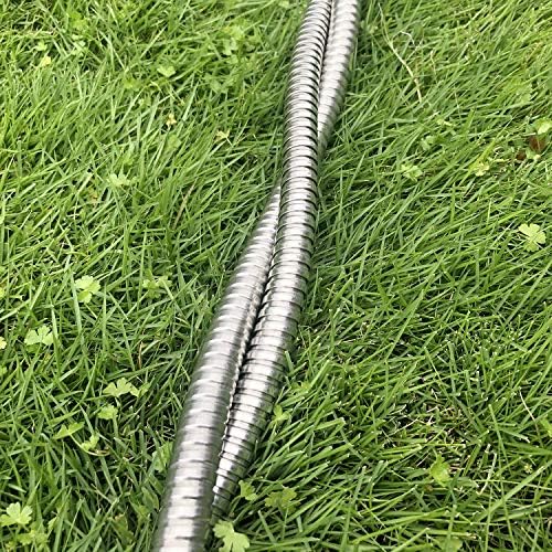Yanwoo 304 Stainless Steel 30 Feet Garden Hose with Female to Male Connector, Water Hose, Metal Hose, Outdoor Hose (30ft) - Image 6