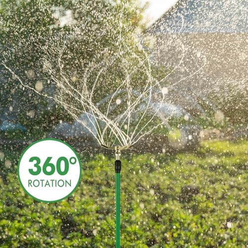 RESTMO 2 Pack 3-Arm Sprinklers for Yard with Adjustable Telescoping Base - Image 4