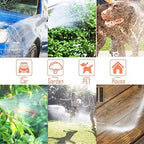Garden-Hose 150ft x 5/8 in Heavy Duty, Flexible and Lightweight Water Hose, Burst 600 psi, Kink-less Hybrid Rubber Hose for Backyard, 3/4'' Solid Metal Fittings for All Your Watering Need - Image 7
