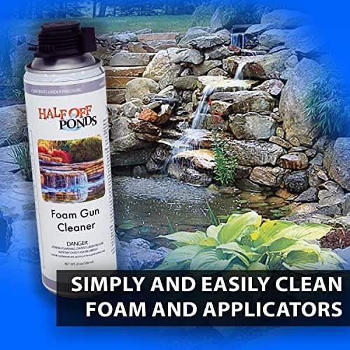 Half Off Ponds Waterfall Foam Gun Cleaner – 6 Pack 20oz Spray Solvent for Uncured Expanding Foam & Adhesive – Foam Dispenser Tool Cleaner for Ponds, Waterfalls & Landscape Rockwork - Image 2