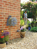 Hozelock - Wall-Mounted 30m Hose Reel with 15m Hose : Easy-to-Install Wall-Mounted Hose Reel with Handle, Complete with Hose Guide, Nozzle, Fittings and Accessories [2422R0000] - Image 2