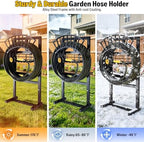 Heavy Duty Garden Hose Holder include 45ft Rubber Hose 5/8" - Image 4