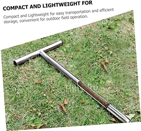 T Handle Soil Sampler Probe, 304 Stainless Steel for Outdoor Field - Image 4