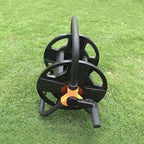 Yoidesu Garden Hose Reel, Freestanding Retractable Hose Winder Holds 164.0ft Water Hose, Heavy Duty Metal Freestanding Water Hose Holder for Garden Lawn Yard - Image 5
