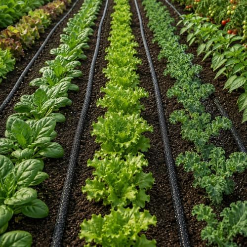 165ft Soaker Hose, 1/2" Drip Irrigation Tubing for Garden Beds & Lawns - Image 7
