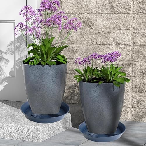 4 Pack Plant Saucer 12 inch, 8 10 14 17 inch, Plant Stand Plastic Plant Saucers for Indoors Outdoor, Heavy Duty Flower Saucers for Potted Plants, Pot Saucers for Plants, Grow Bags Saucers - Image 7