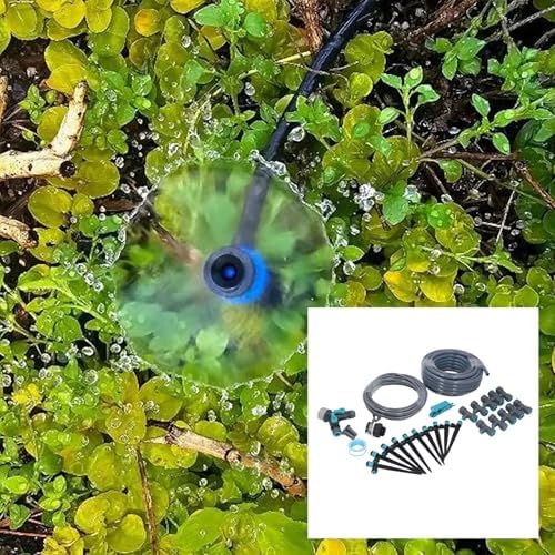 Drip Irrigation Kit 10m Hose with Adjustable Spray Nozzles Plant Watering System for Lawn Garden Greenhouse - Image 3