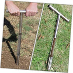 Stainless Steel Soil Sample Probe T Handle for Garden Lawn Care - Image 6