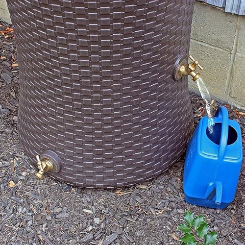 Good Ideas Impressions Nantucket Rain Water Collection Barrel, 50 Gallon - Image 5