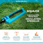 Aqua Joe Hose Nozzle and Oscillating Sprinkler Bundle, AJHN102 & SJI-OMS20 - Image 6