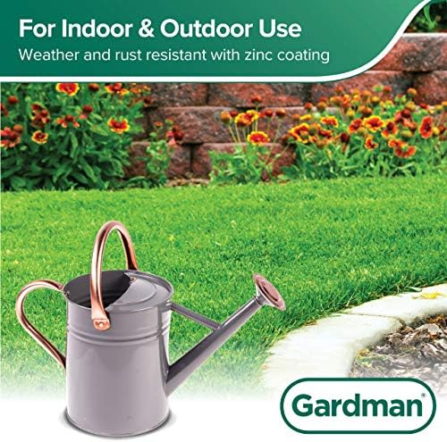 Gardman R34884 1 Gallon Watering Can, Cool Gray - Image 6
