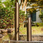 Outdoor Faucet Water Column, Floor Freestanding Garden Watering Fountain Hydrant Landscape Decor Taps, Freeze Proof Outdoor Water Spigot Irrigation Post, Water Hose Holders Water Dispenser, 13×86cm - Image 7