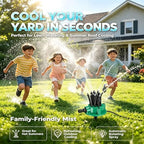 360 Degree Garden Automatic Multi Sprinkler,Irrigation Multi-Head Irrigation 12 Flexible Noodle Shape Oscillating Sprinkler,Rotating Design with Adjustable Water Flow,Large Area Coverage for Lawn - Image 2
