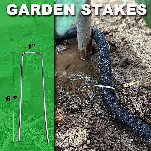 AMRITA 1/2"Soaker Hose KIT, 15ft 4Pack Garden Drip Hoses Plastic Couplings - Image 5
