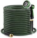 75ft Lightweight Non-Expandable Garden Hose with 10-Pattern Nozzle - Anti-Kink, Durable Triple-Layer Construction, Flexible All-Weather Hose for Watering, Car Wash, Pet Bathing by Unknown