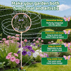 34" Tall Copper-Coated Stainless Steel Garden Sprinkler, 360° Rotating Decorative Ornamental Sprinkler for Lawn, Yard & Landscape Watering (Frog) - Image 4