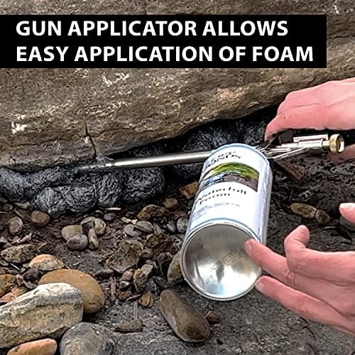 Half Off Ponds Waterfall Gun Foam, Black Expanding Sealant, 6-Pack - Image 4