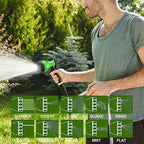 Garden Hose 100FT, Expandable Stainless Steel Water Hose with 10 Modes Spray Gun & Solid Brass Connectors, No Kink, No-Tangle, Tough & Flexible, Rust Proof Heavy-Duty Metal Garden Hose for Yard Lawn - Image 4