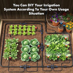 Drip Irrigation System 230FT Quick-Connect Drip Irrigation Kit with 1/4 inch 1/2 inch Irrigation Tubing Hose and Accessories for Lawn Raised Bed Greenhouse Plant Watering System - Image 7