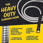 BIONIC STEEL 75ft Stainless Steel Garden Hose | Ultra Durable | Kink Free | With Brass Fittings | Pack of 2 - Image 2