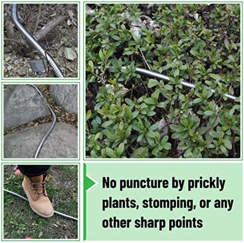 UNCO- Metal Garden Hose, 10 Feet Stainless Steel No Kink, Durable Flexible (Pack of 2) - Image 6