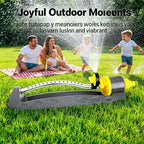 Rotating Lawn Sprinkler for Yard, Automatic Garden Water Sprinkler with 360° Adjustable Spray for Vegetables Flower Beds Grass(15m) - Image 4